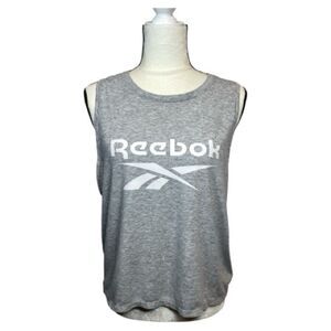 Reebok Gray Sleeveless Tank Top Size Large
